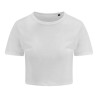 T-shirt triblend femme court crop-top, coupe féminine, "No Label", 160 g/m²