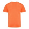 T-shirt unisexe Triblend fluo manches courtes moderne, "No Label", 160 g/m²