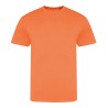 T-shirt unisexe Triblend fluo manches courtes moderne, "No Label", 160 g/m²