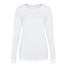 T-shirt femme Triblend manches longues doux et moderne, "No Label", 160 g/m²