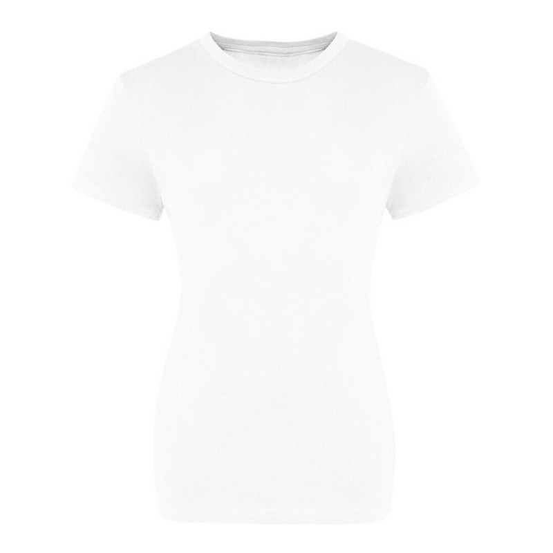 T-shirt femme classique manches courtes moderne, "No Label", 140 g/m²