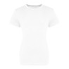 T-shirt femme classique manches courtes moderne, "No Label", 140 g/m²