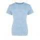 T-shirt femme classique manches courtes moderne, "No Label", 140 g/m²