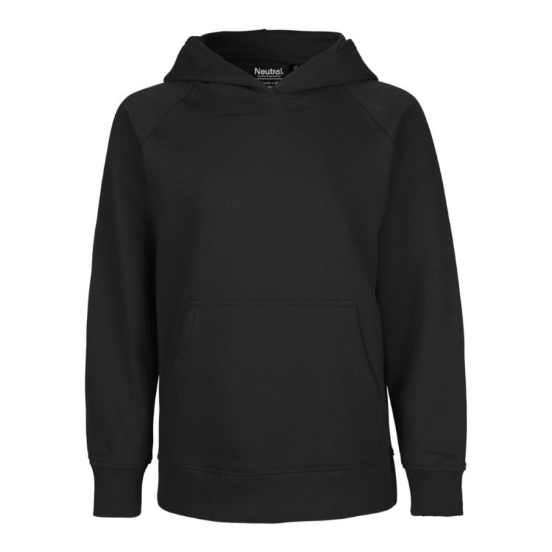 Sweat à capuche enfant en coton BIO certifié commerce équitable, 300 g/m²