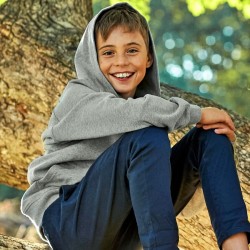 Sweat à capuche enfant en coton BIO certifié commerce équitable, 300 g/m²