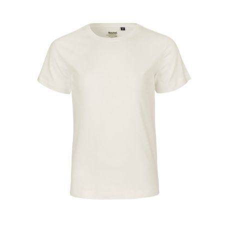 T-shirt enfant manches courtes en coton BIO certifié commerce équitable, 155 g/m²