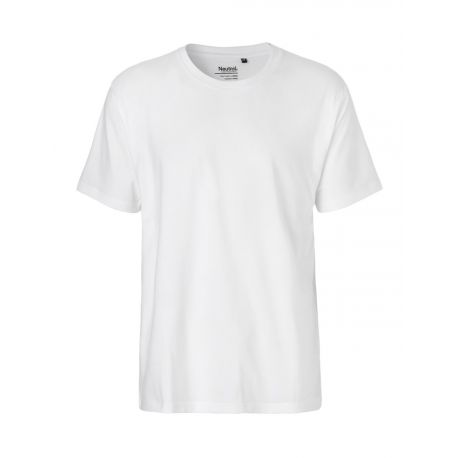 T-shirt homme épais en coton BIO certifié commerce équitable, 185 g/m²