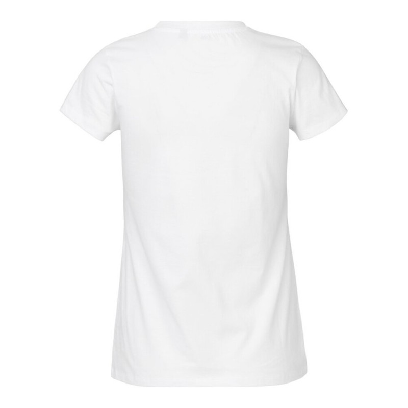 T-shirt femme épais en coton BIO certifié commerce équitable, 185 g/m²