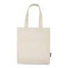 Sac shopping épais en coton BIO brossé certifié commerce équitable, 210 g/m²