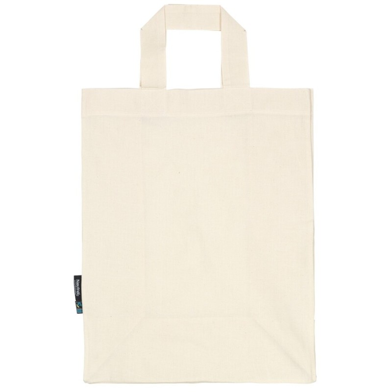 Tote bag avec grand soufflet en coton BIO commerce équitable, 210 g/m²