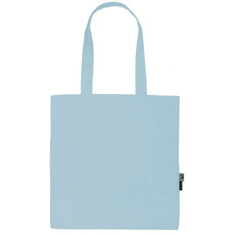Tote bag, sac fin anses longues en coton BIO certifié commerce équitable, 120 g/m²