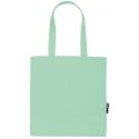 Tote bag, sac fin anses longues en coton BIO certifié commerce équitable, 120 g/m²