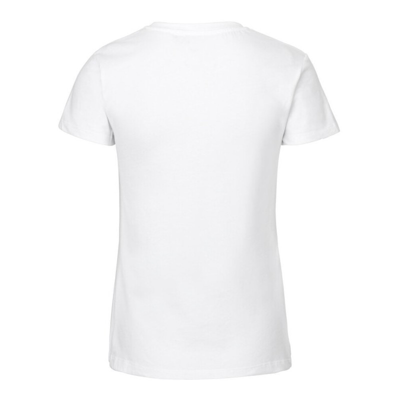 T-shirt femme col V moderne en coton BIO commerce équitable, 155 g/m²