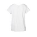 T-shirt femme ample col évasé en coton BIO commerce équitable, 155 g/m²
