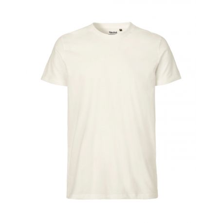 T-shirt homme ajusté moderne en coton BIO commerce équitable, 155 g/m²