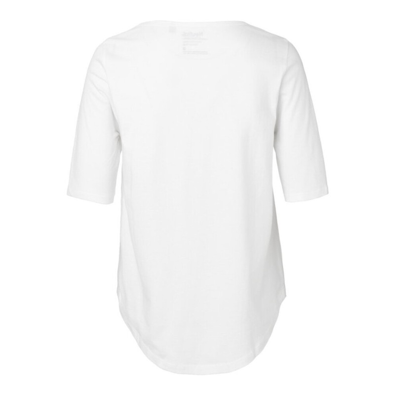 T-shirt femme manches mi-longues en coton BIO commerce équitable, 155 g/m²