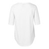 T-shirt femme manches mi-longues en coton BIO commerce équitable, 155 g/m²