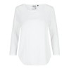 T-shirt femme manches 3/4 en coton BIO commerce équitable, 155 g/m²