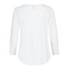 T-shirt femme manches 3/4 en coton BIO commerce équitable, 155 g/m²