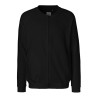 Sweat zippée avec poches en coton BIO commerce équitable, 300 g/m²