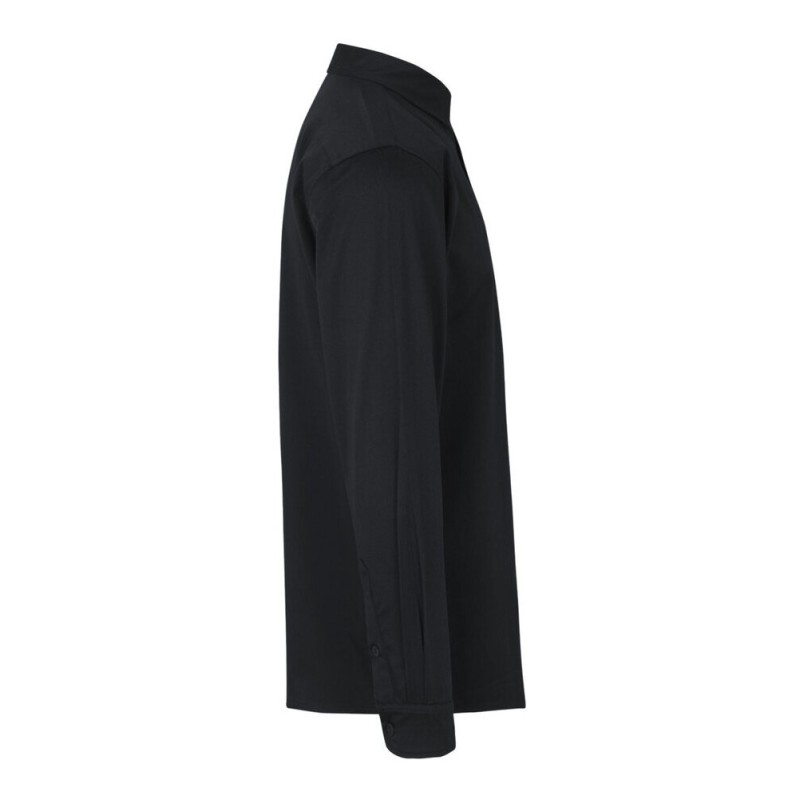 Chemise manches longues en coton BIO et polyester recyclé, 210 g/m²
