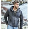 Veste doudoune softshell à capuche pour homme hydrofuge et respirante