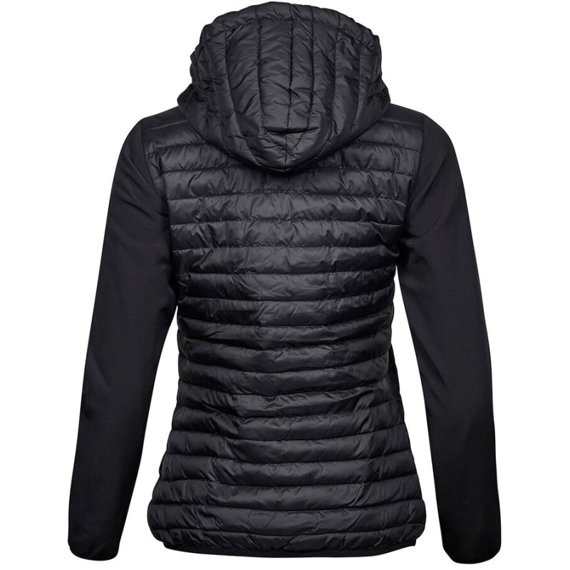 Veste doudoune softshell à capuche pour femme hydrofuge et respirante