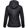 Veste doudoune softshell à capuche pour femme hydrofuge et respirante