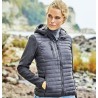 Veste doudoune softshell à capuche pour femme hydrofuge et respirante