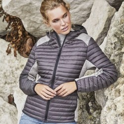 Veste doudoune d'extérieur pour femme hydrofuge et ajusté
