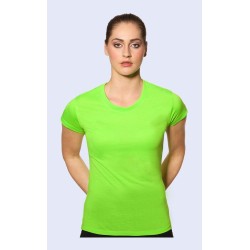 T-shirt de sport femme pas cher respirant, protection UV, 150 g/m²