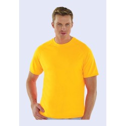 T-shirt de sport homme respirant en micro polyester, séchage rapide, 145 g/m²