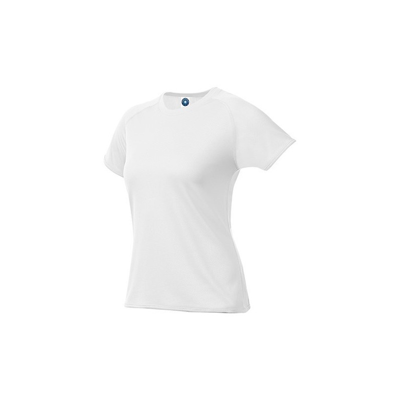 T-shirt de sport femme respirant en micro polyester, séchage rapide, 145 g/m²