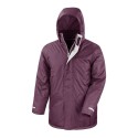 Parka d'hiver pour adulte avec col remonté à doublure polaire