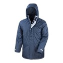 Parka d'hiver pour adulte avec col remonté à doublure polaire
