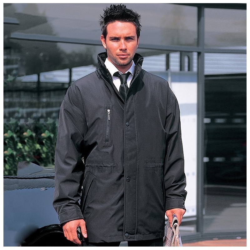 Parka imperméable style urbain veste intérieure détachable, 200 g/m²