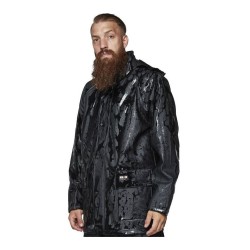 Veste de pluie imperméable et coupe-vent à capuche, 345 g/m²