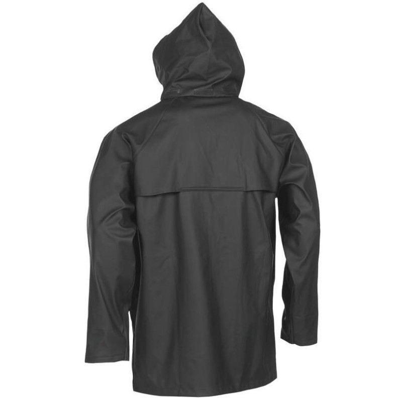 Veste de pluie imperméable et coupe-vent à capuche, 345 g/m²