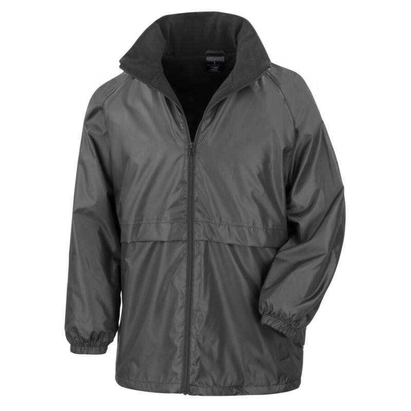 Veste coupe-vent très légère et longue à capuche dans le col, 180 g/m²