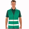 Gilet de sécurité ample pour adulte fluo avec fermeture velcro