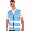 Gilet de sécurité ample pour adulte fluo avec fermeture velcro