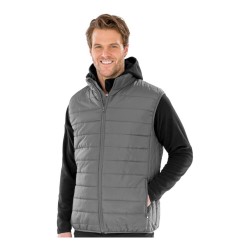 Bodywarmer doudoune imperméable, respirant, coupe-vent, 160 g/m²