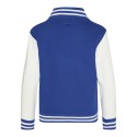 Veste sweat enfant baseball bicolore avec boutons-pression, 330 g/m²