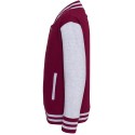 Veste sweat enfant baseball bicolore avec boutons-pression, 330 g/m²