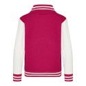 Veste sweat enfant baseball bicolore avec boutons-pression, 330 g/m²
