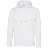 Sweat hoodie de sport en polyester, cordons de serrage unis, 200 g/m²