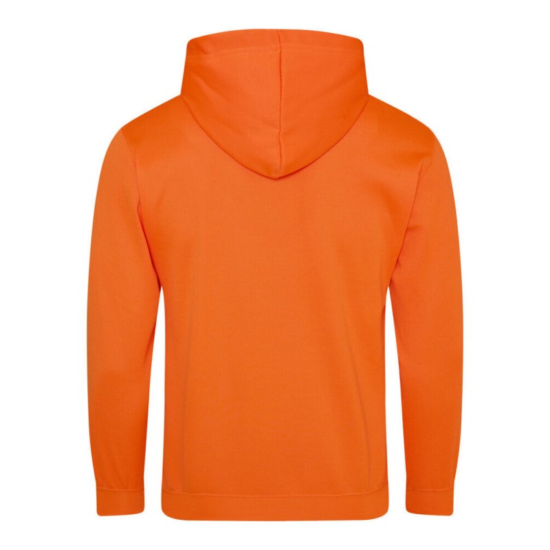 Sweat hoodie à capuche couleurs électriques cordons plats, 280 g/m²