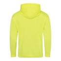 Sweat hoodie à capuche couleurs électriques cordons plats, 280 g/m²
