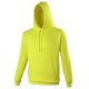 Sweat hoodie à capuche couleurs électriques cordons plats, 280 g/m²