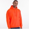 Sweat hoodie à capuche couleurs électriques cordons plats, 280 g/m²